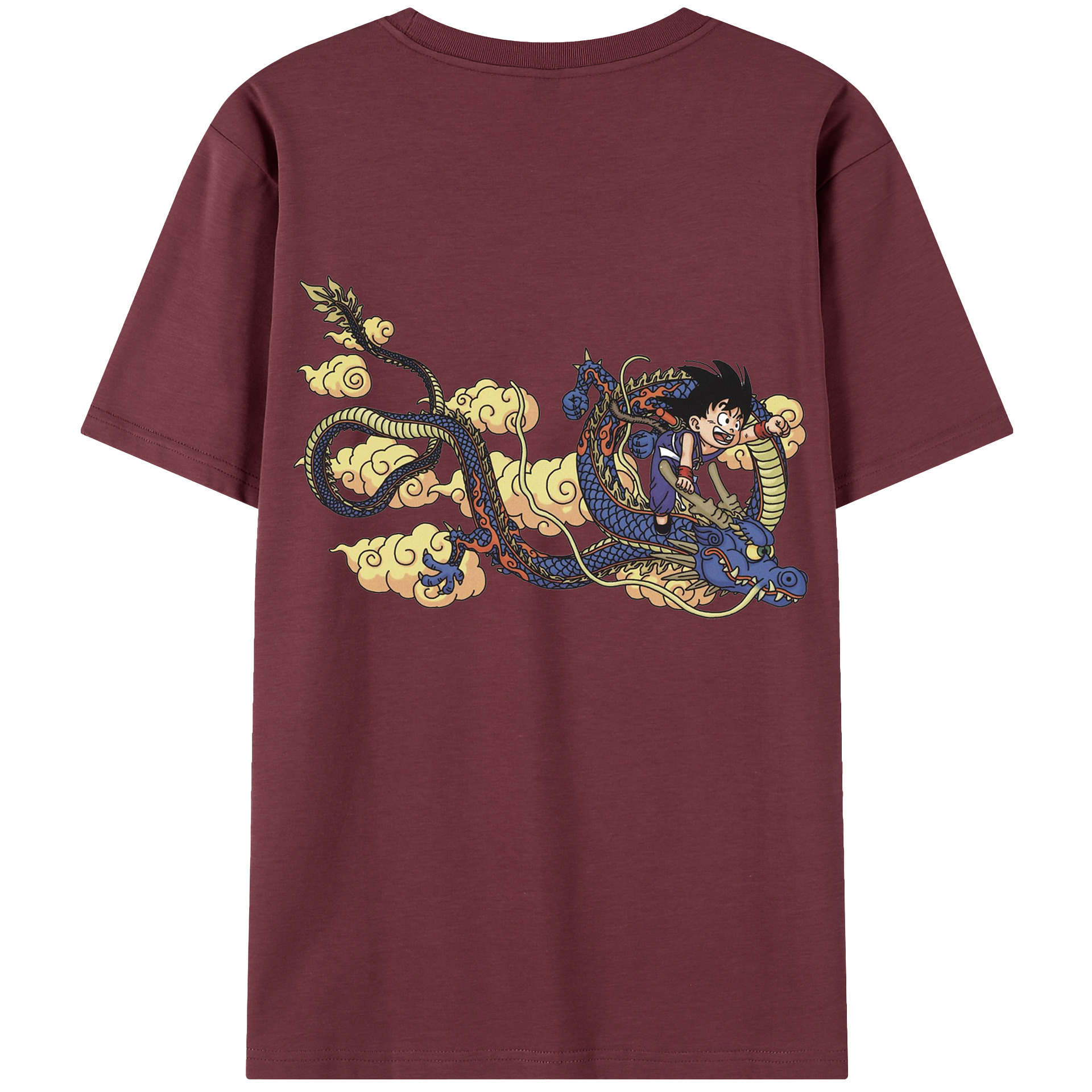 （画像用） ドラゴンボール 神龍 シェンロン DRAGON BALL Shenron 綿100％半袖Tシャツ（背面プリント）